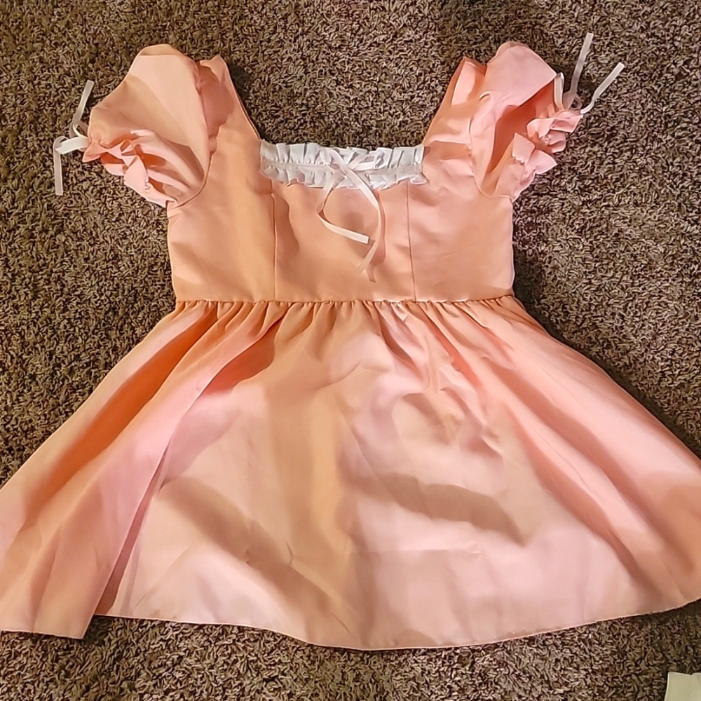 Frilly baby pink dress